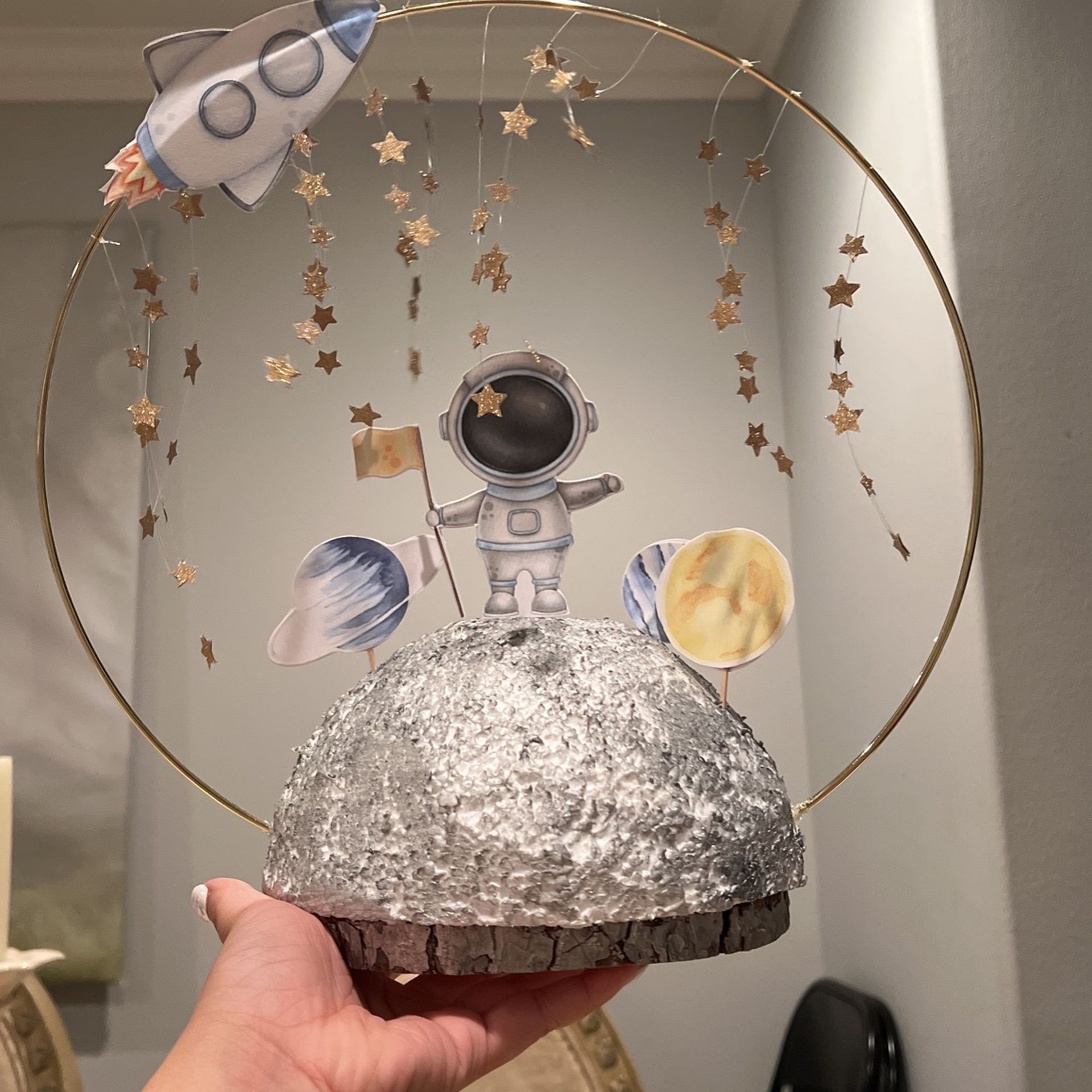 First Trip Around The Sun Centerpiece For First Birthday Space Themed