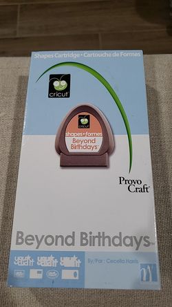 Cricut Beyond Birthdays cartridge