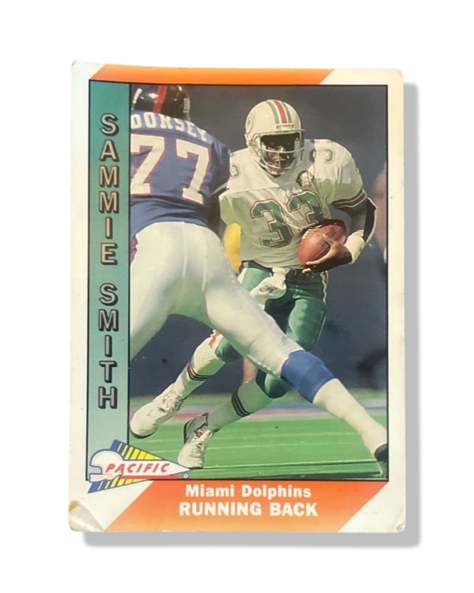 1991 Miami Dolphins Safety Jarvis Williams Pacific #279