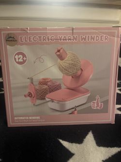 WeekSun Electric Yarn Winder — Pink, Automatic Ball Winder (New in Box)