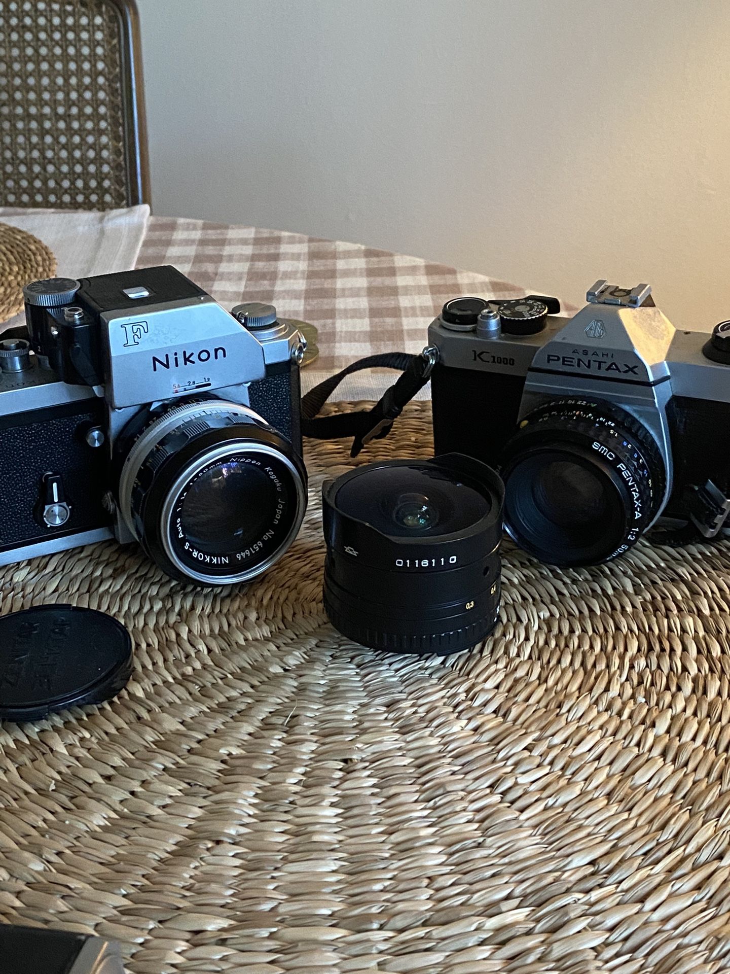 Nikon F & Pentax K1000