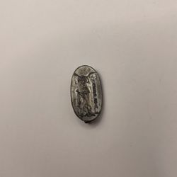 Vintage silver tone pin/brooch GBPSAL- winged nike 