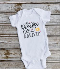 The princess has arrived onesie