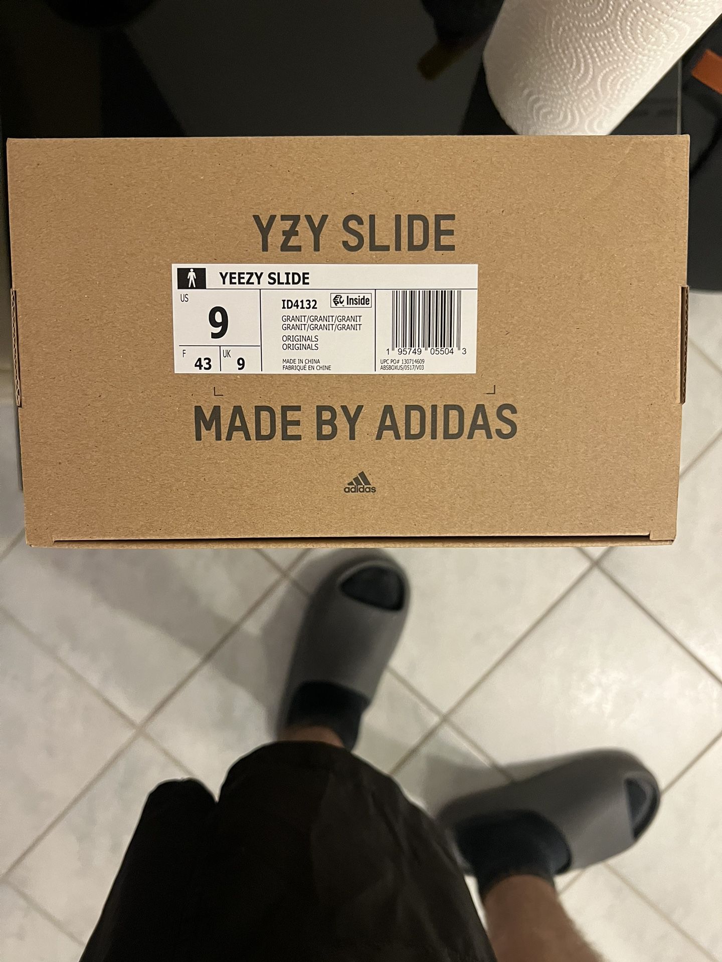 Yeezy Slide Granite 9 US New Men’s Adidas