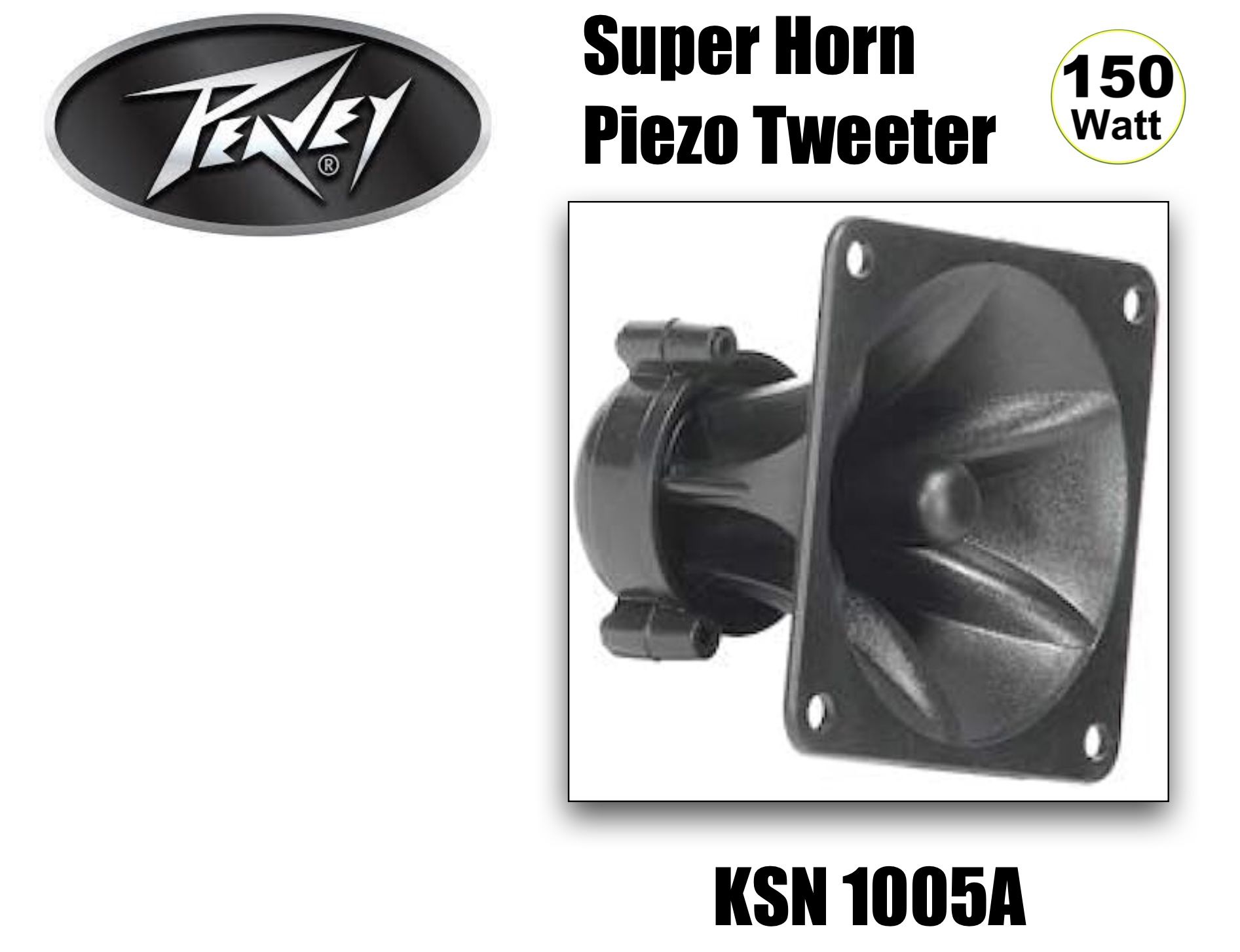 Peavy 3 3/4” Super Horn PIEZO TWEETER  replacement Speaker 150 watts, New In Box!