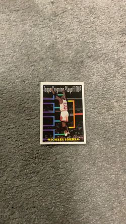 Michael Jordan Topps Reigning Playoff MVP Card
