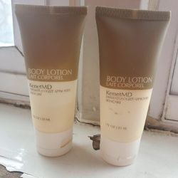 KenetMD Body Lotion 1 FL OZ 30 ML x 2 = 2 oz 60 ml Travel size the perfect balance of comfortably soft and gentle with soothing natural emollients. Al