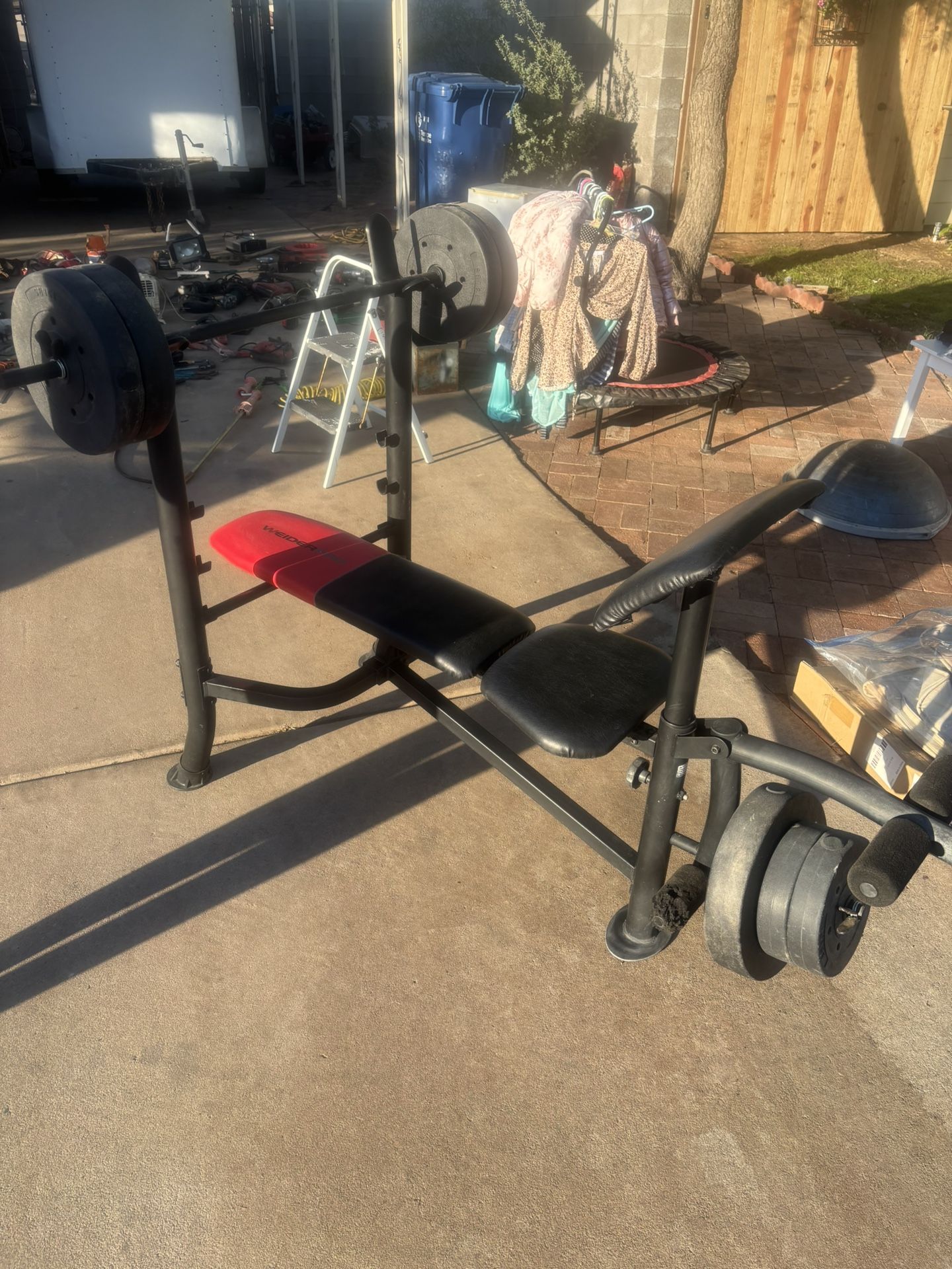 Weight And Bench Set 