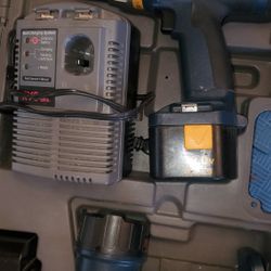 Ryobi 12.ov Drill And Accessories 