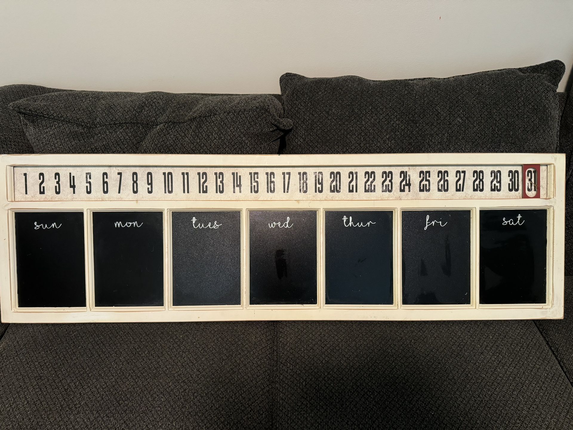 Week/Month Chalk Calendar