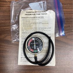 Fuel Pump Pressure Tester.