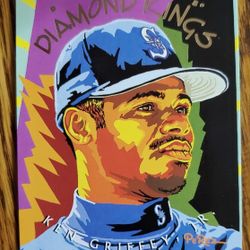 KEN GRIFFEY JR DONRUSS DIAMOND KINGS JUMBO BONUS CARD 