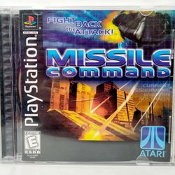 Missile Command Sony PlayStation 1 Complete Tested Working