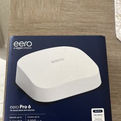 Eero Pro 6 Tri-band Mesh WiFi Router- Used For 3 Months 