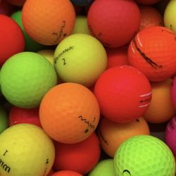 Matte Color Golf Balls 15 Balls For $10