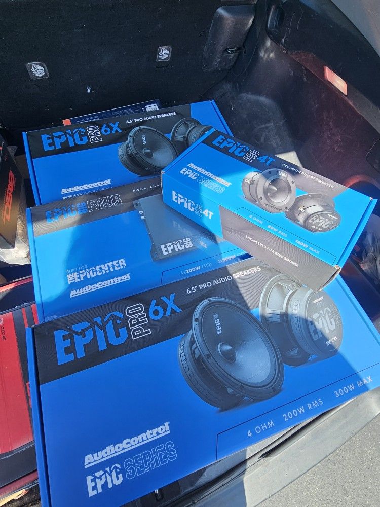 Audiocontrol Package 4 6.5s Tweeters N 4channel $440