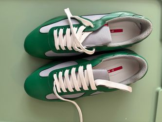 Green Prada cups size 11.5