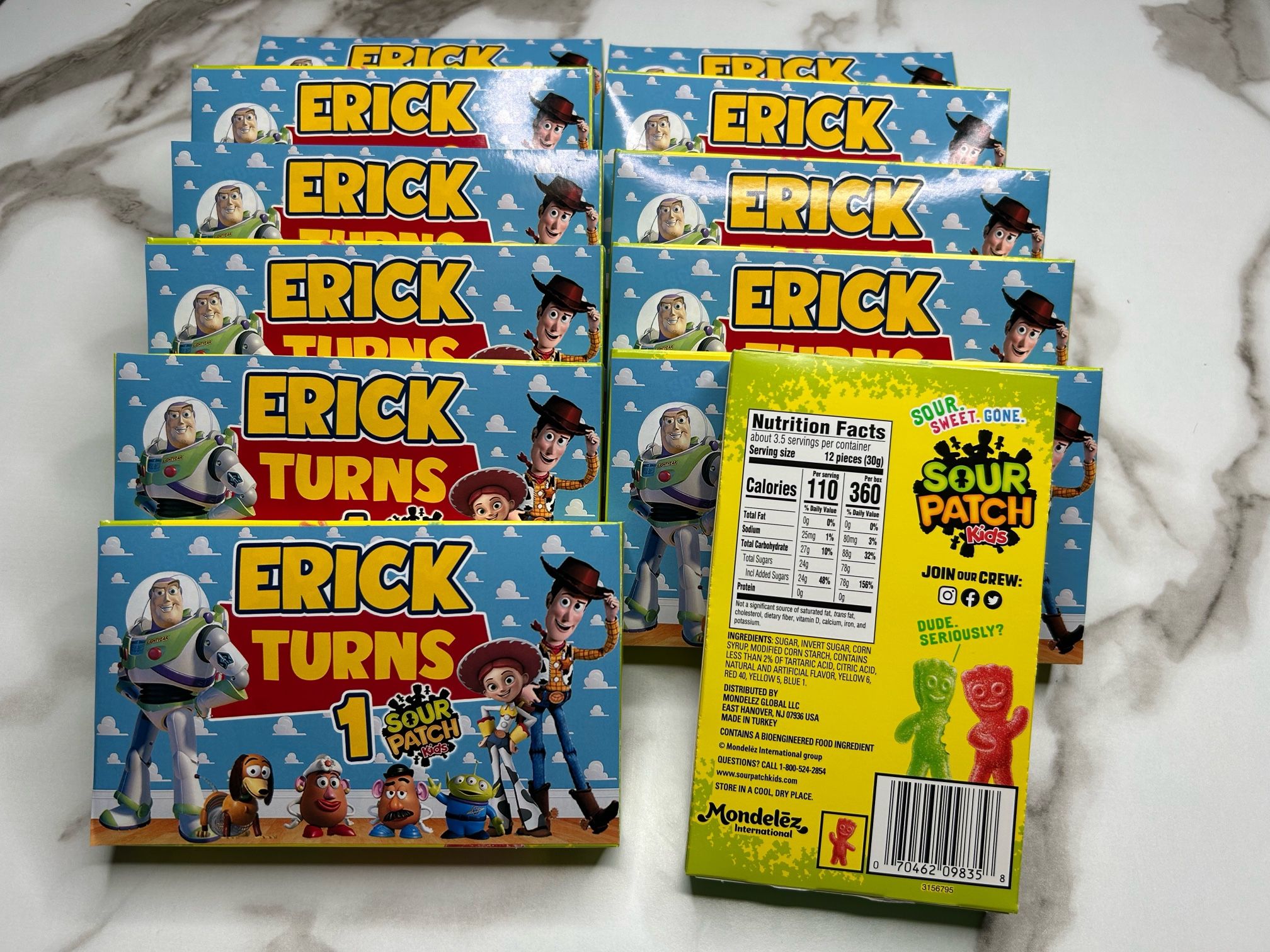 Sour Patch Party Favors (TOY STORY)