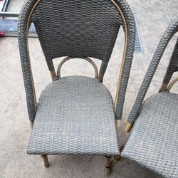 Riviera Rattan Dining Chair (SERENA & LILY)