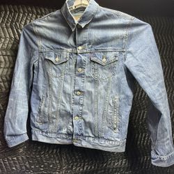 Levis denim trucker jacket size large