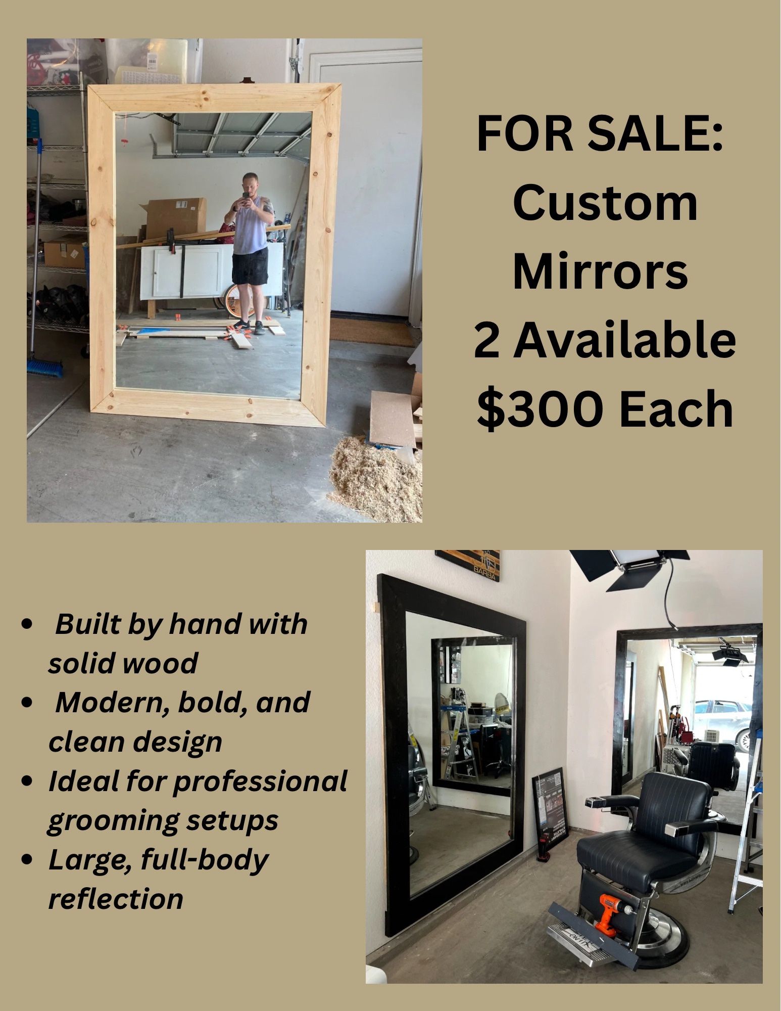 Custom Handmade Mirrors