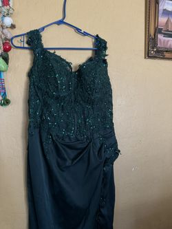 Forest Green Prom Dress