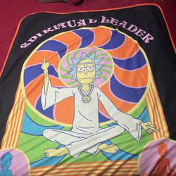 Rick And Morty Trippy Tapestry 