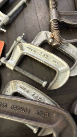 Lot of C-Clamps Drop Forged Steel