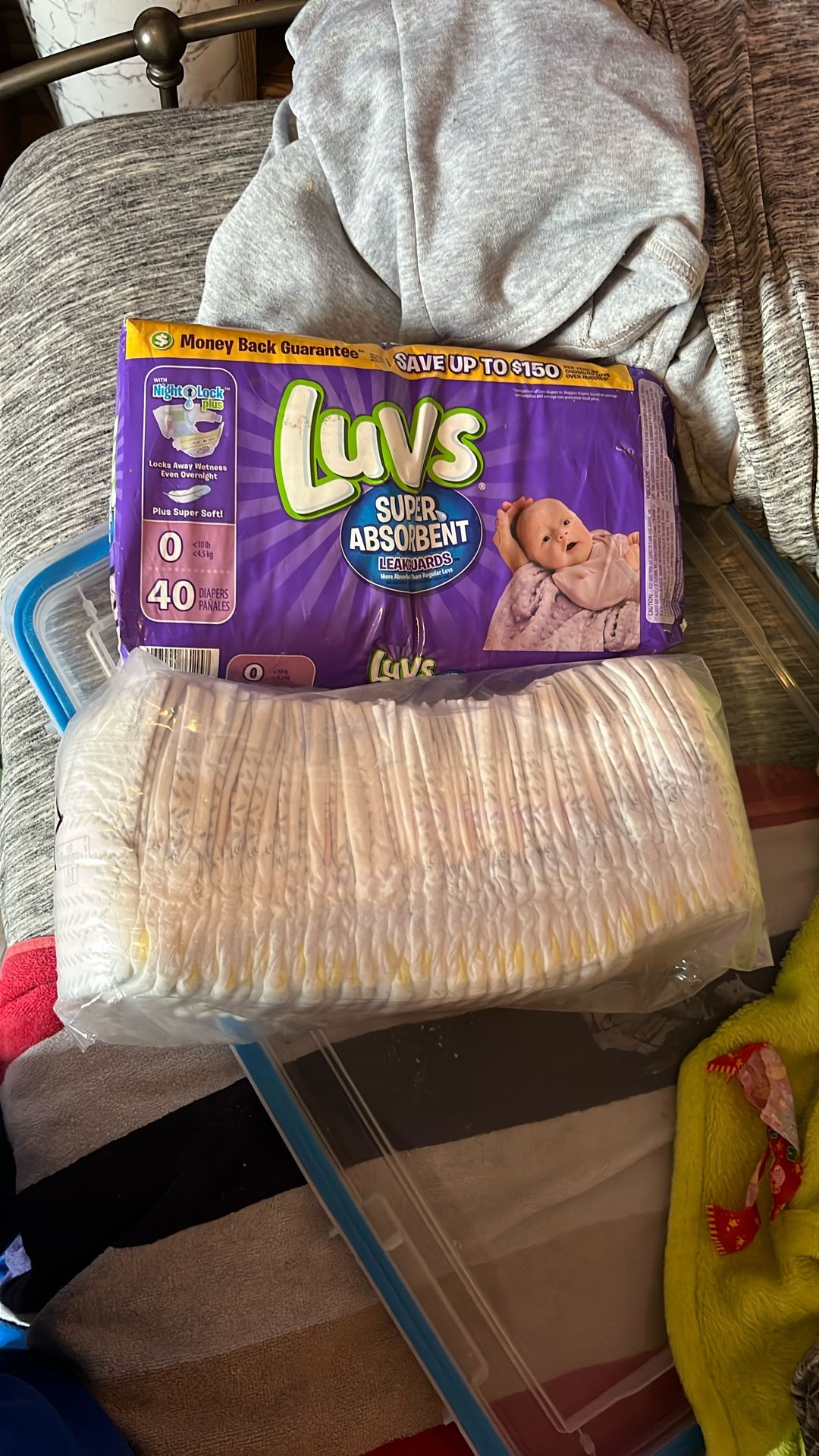 New born Diapers Luvs & Pampers