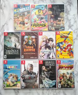 Nintendo switch games $10-$30 each Witcher, Arms, Sonic and more!