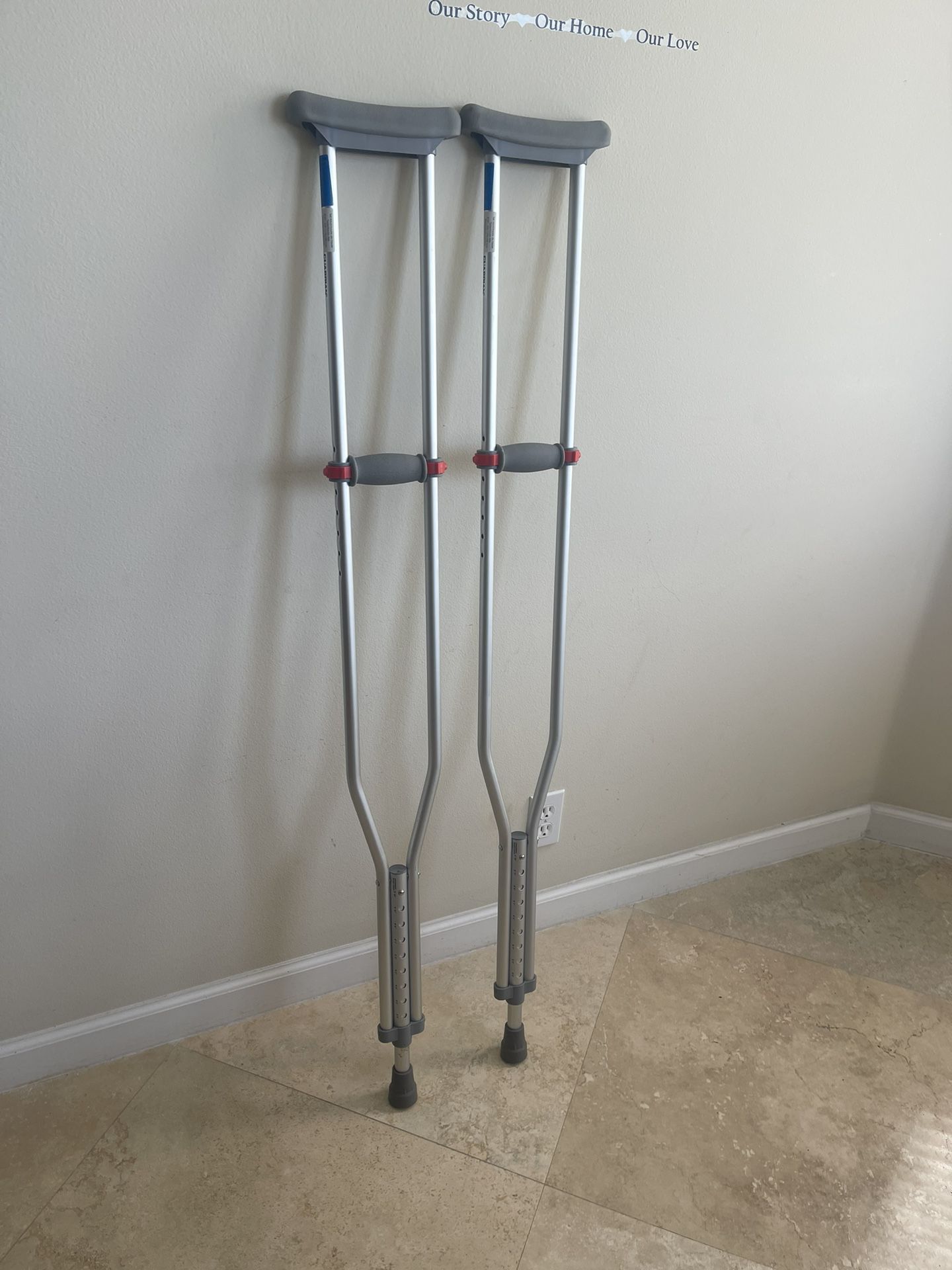Extra Tall Crutches- LIKE NEW 