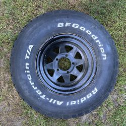 Wheel With Tire From Jeep CJ7