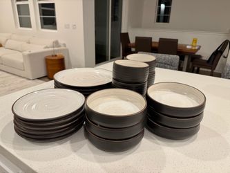 Crate & Barrel Dinner Sets **Like New**
