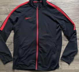 Nike Black & Red Full Zip Jacket size Large Men
