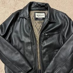 Men’s Leather Jacket Size Large Zip Out Liner, Wilson’s Leather