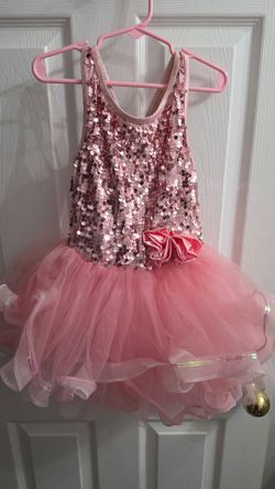 Girls pink Ballet Leotard  /Ballerina Costume size small