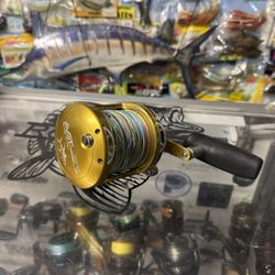 Avet HX Two speed Metered Line With Upgraded Stout Handle. 