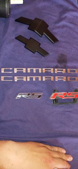 Chevy Camaro RS Lettering Decals
