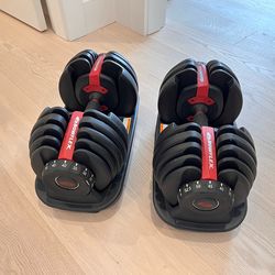 Bowflex adjustable 552 dumbbells (Pair)