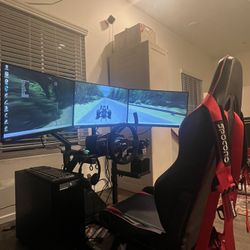 Monitor Clearance 24”  for sim racing, gaming, racing cockpit  lenovo T24i 