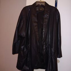 Women's Black Leather Jacket 