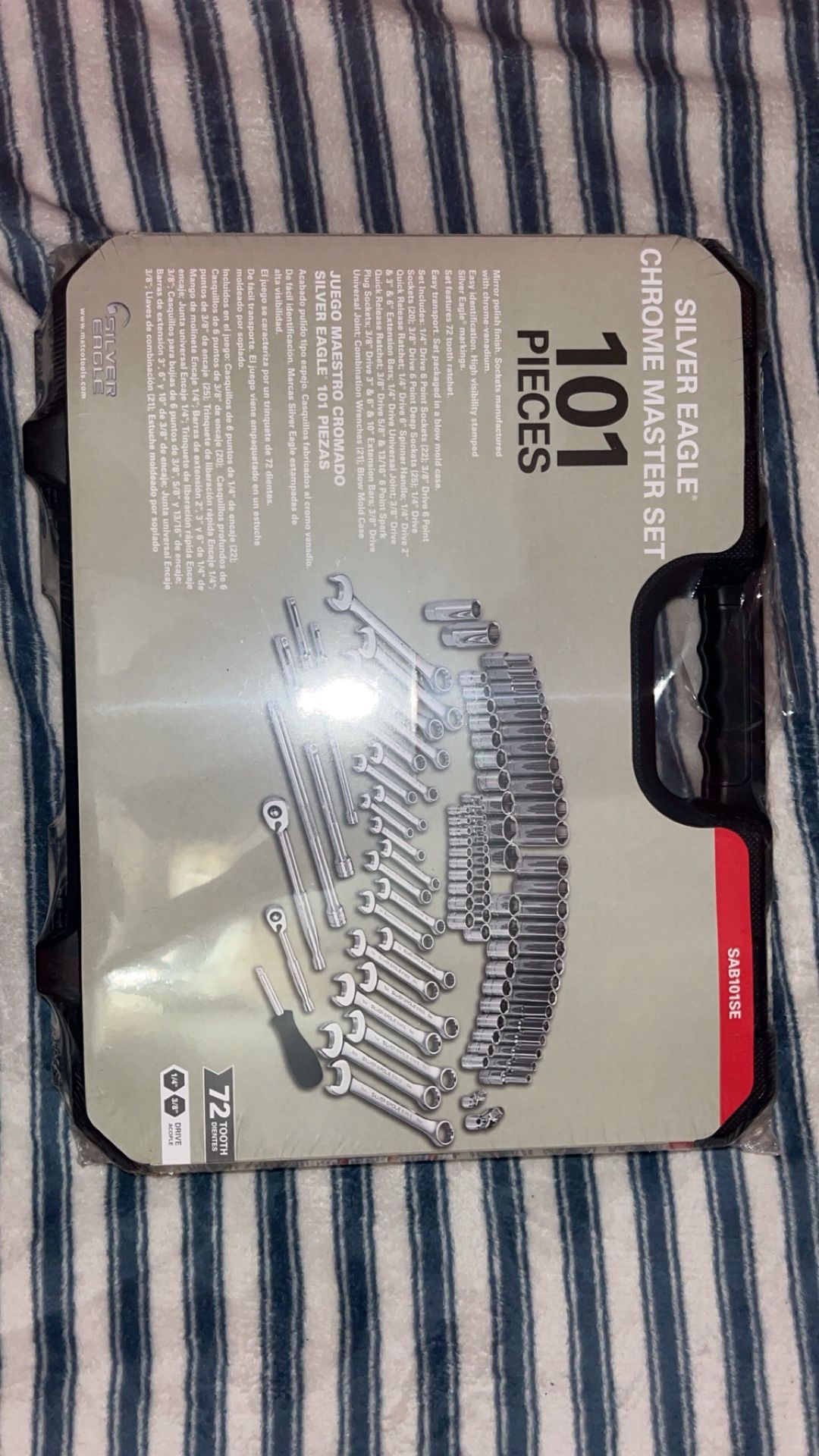 Silver Eagle Chrome 101 Piece Tool Set