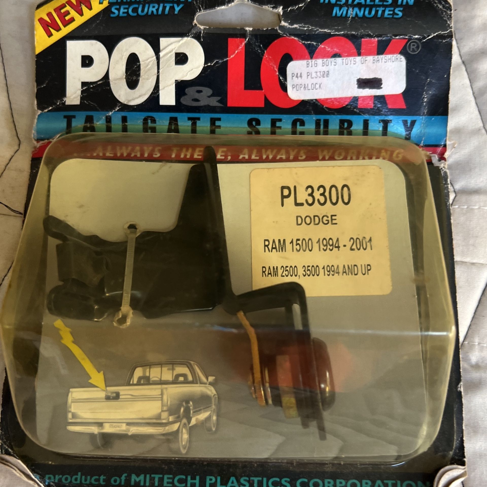 Pop And Lock Tailgate Security