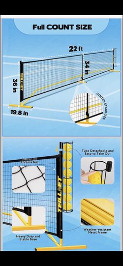 Driveway Pickleball Net