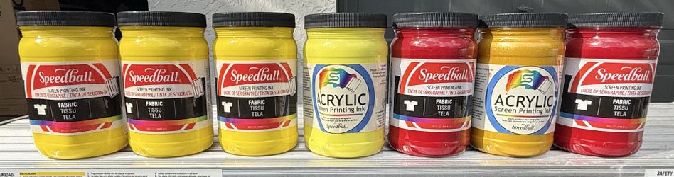 Screen printing paint