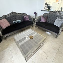 Chantelle Living Room Set (Sofa, Loveseat & Chair)(3), Coffee & End Tables (2) from City Furniture 