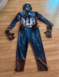 Captain America Halloween Costume with Accessories