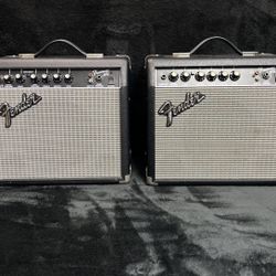 Fender Frontman 15G Electric Guitar Amp 15 Watts Dual Channel Amplifier Set