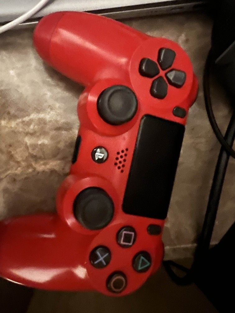 Ps4 pro (Black) With Red Controller 