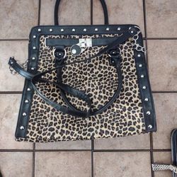 Oversized Work Bag , New Leopard Pattern